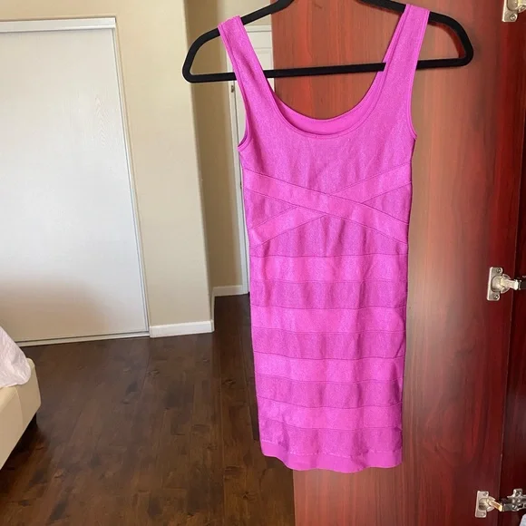 bebe purple bandage dress Bebe purple bandage